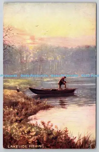 R765908 Lakeside Fishing Tuck Oilette 9408