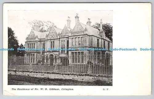 R764286 Ettington The Residence Of Mr W B Gibbens 1906