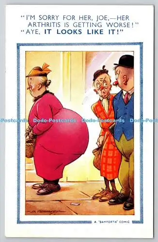 R765970 I m Sorry For Her Joe Bamforth Holmfirth Yorkshire Comic Series No 531