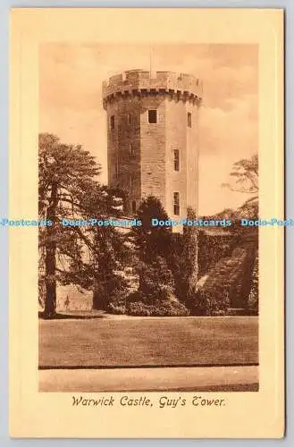 R765978 Warwick Castle Guy Tower W Coburn Frith Serie