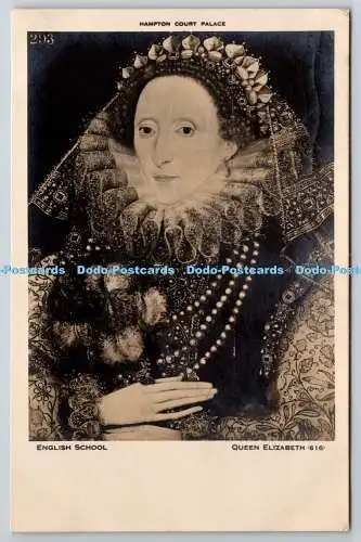 R765993 Hampton Court Palace English School Queen Elizabeth B Matthews PM London