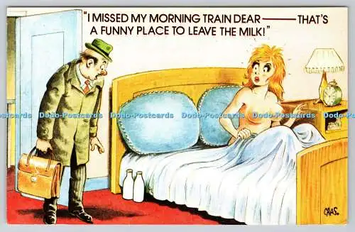 R764331 I Missed My Morning Train Dear Bamforth Holmfirth Yorkshire Comic Series