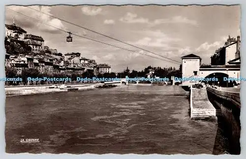 R764350 Grenoble Isere L Isere et Gare de Depart du Teleferique La Cigogne Andre