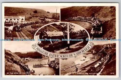 R764365 Scarborough Miniatureisenbahn North Bay startfertig H O T britischer Mann