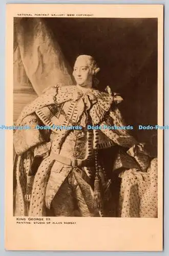 R766056 King George III National Portrait Gallery B Matthews Allan Ramsay