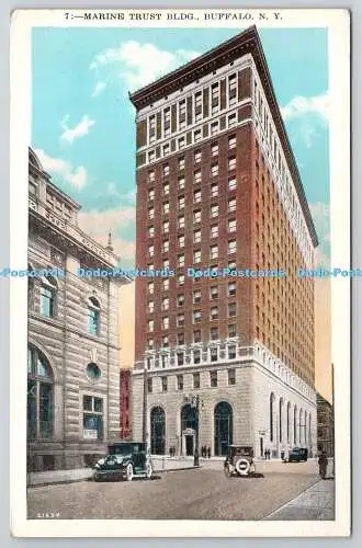 R766109 N Y Buffalo Marine Trust Bldg Postkarte