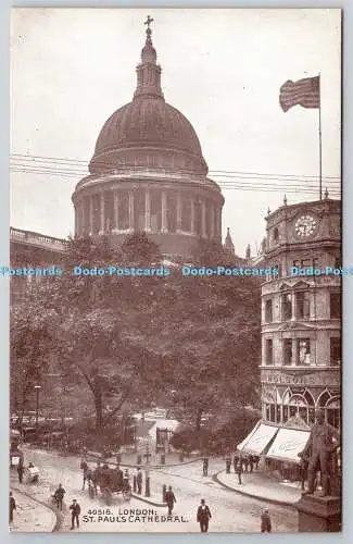 R766228 London St Paul Cathedral Photochrom Co Ltd Sepiatone Serie