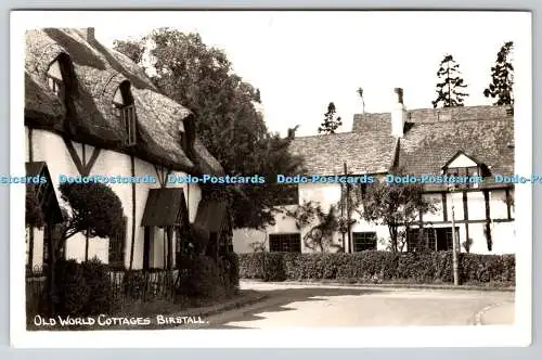 R767487 Birstall Old World Cottages A W Bourne Leicester RP