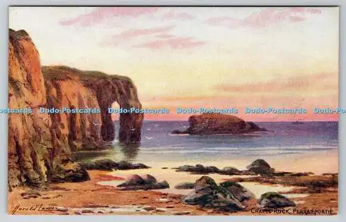 R767510 Perranporth Chapel Rock J Salmon Sevenoaks England Harold Lawes