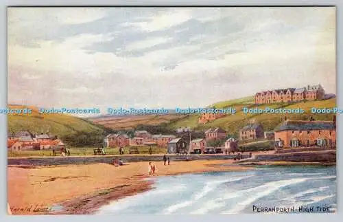 R767515 Perranporth High Tide J Salmon Sevenoaks England Harold Lawes