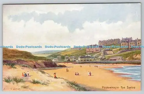 R767516 Perranporth The Sands J Salmon Sevenoaks England Harold Lawes