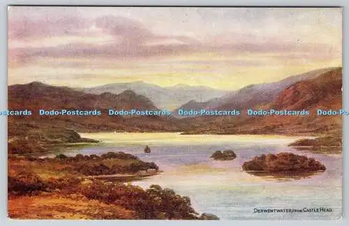 R767519 Derwentwater From Castle Head J Salmon Sevenoaks England Harold Lawes