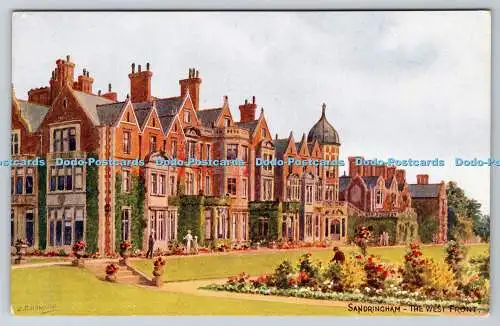 R767535 Sandringham The West Front J Salmon Sevenoaks England C T Howard