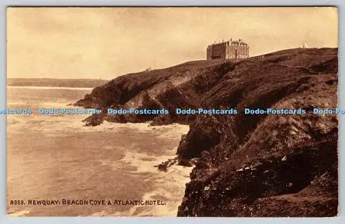 R767546 Newquay Beacon Cove and Atlantic Hotel The Photochrom London Tunbridge W