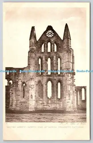 R766354 Whitby Abbey North End of North Transept Exterior H M Office of Works Re