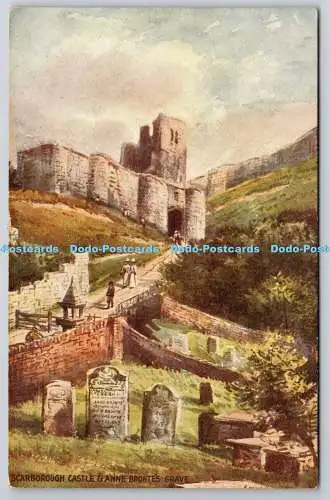 R766356 Scarborough Castle and Anne Bronte Grave T T and S Queen Series