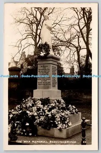 R766410 Boroughbridge The War Memorial W Bramley RP