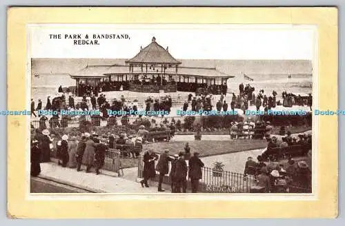 R767695 Redcar The Park and Bandstand R B Series Entire British Production 1923