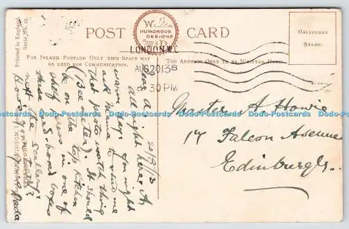 R766482 A Foul Movement Football W Davidson Series No 25 Lawson Wood 1913