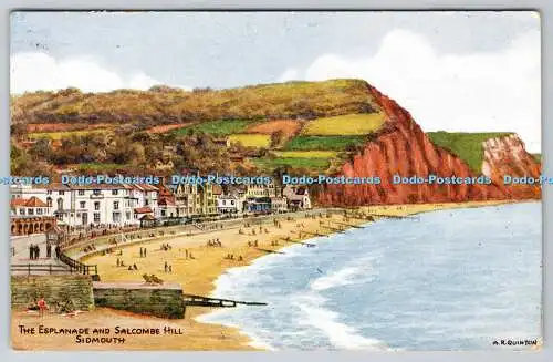 R767721 Sidmouth The Esplanade and Salcombe Hill J Salmon Sevenoaks England A R