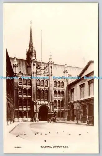 R766521 London Guildhall W H S Kingsway Echtfoto Serie 1924