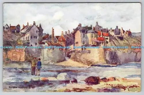 R767765 Robin Hood Bay J W Ruddock Lincoln The Artist Series J U Walmsley