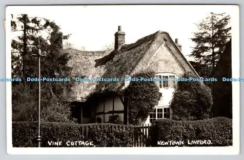 R767795 Newtown Linford Vine Cottage A W Bourne Leicester RP 1957