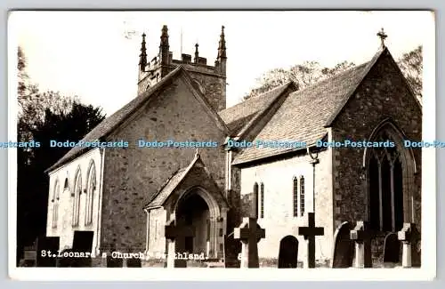 R767831 Swithland St Leonard Church A W Bourne Leicester RP PM Loughborough 1964