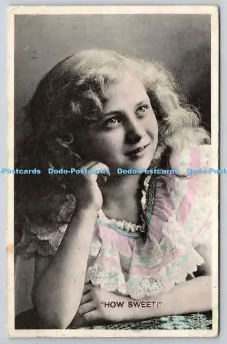 R766603 How Sweet Young Woman Portrait Giesen Bros Series G 433 1911