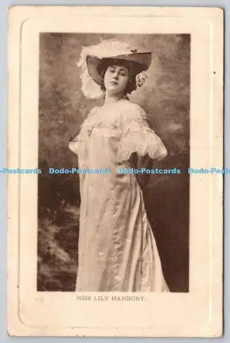 R766641 Miss Lily Hanbury Schraubenschlüssel Serie Nr. 984 1906