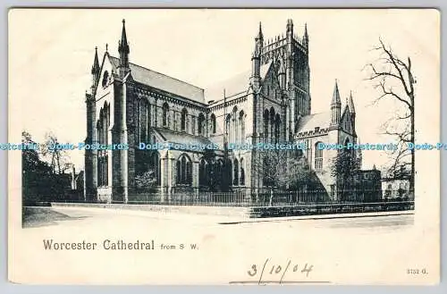 R766666 Worcester Cathedral aus S W Peacock 1904