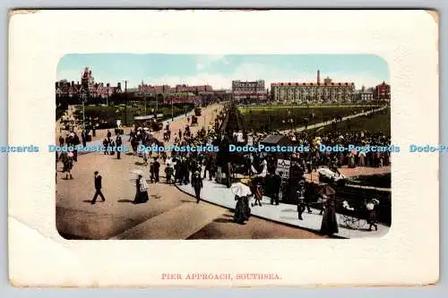 R767909 Southsea Pier Approach A and G Taylor Orthochrome Series Pictorial Post