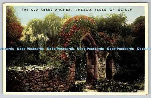 R766785 Isles of Scilly Tresco The Old Abbey Arches R Douglas