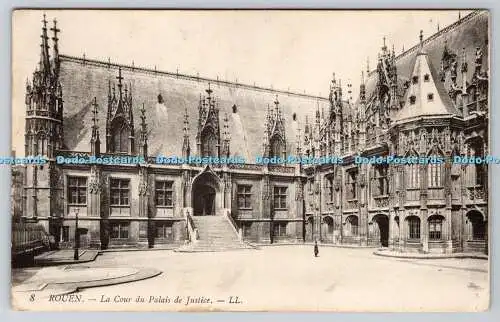 R769533 Rouen La Cour du Palais de Justice LL 8