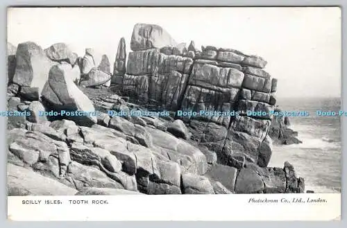 R766802 Scilly Isles Tooth Rock Photochrom Co Ltd 1904