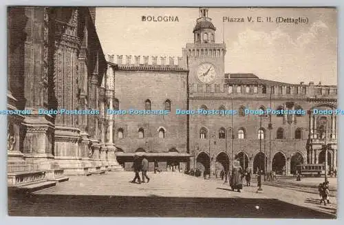 R766844 Bologna Piazza V E II Dettaglio Biagi und Zoboli