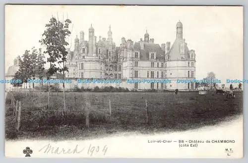 R769613 Loir et Cher Chateau de Chambord Cote Est M T 1904