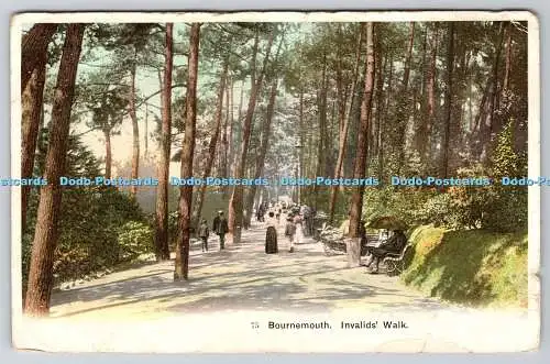 R766906 Bournemouth Invaliden Spaziergang Postkarte 1903