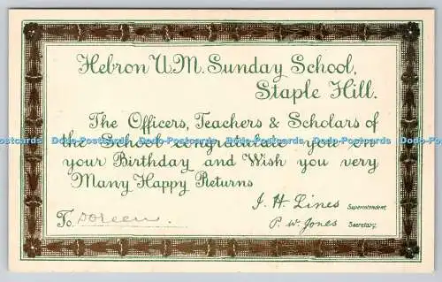 R769668 Hebron U M Sunday School Staple Hill