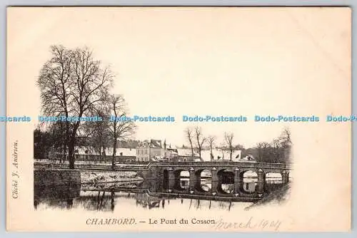 R769682 Chambord Le Pont du Cosson J Andrieu