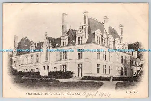 R769683 Chateau de Beauregard Loir et Cher G H Phot Neurdein Freres 1904