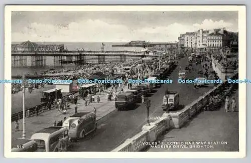 R766959 Brighton Madeira Drive Volks Electric Railway Station A W W 1955