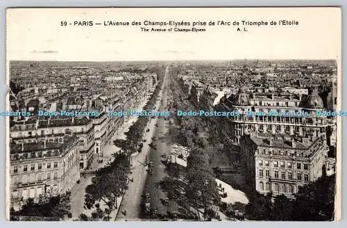 R769698 Paris The Avenue of Champs Elysees A Leconte 1936