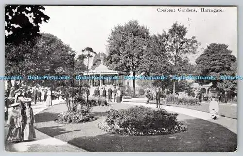 R766975 Harrogate Crescent Gardens Postkarte