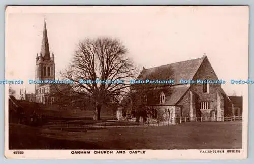 R766978 Oakham Church and Castle Valentines X L Serie 1918