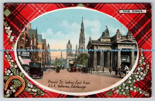 R769785 Edinburgh Princes St Blick nach Osten von R S A Galleries Press Bureau Serie