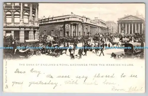 R767068 The Bank of England and Royal Exchange From The Mansion House Tuck PM Nu