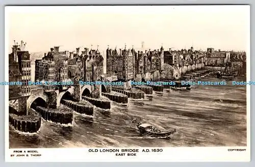 R767086 Old London Bridge East Side British Manufacture John B Thorp RP