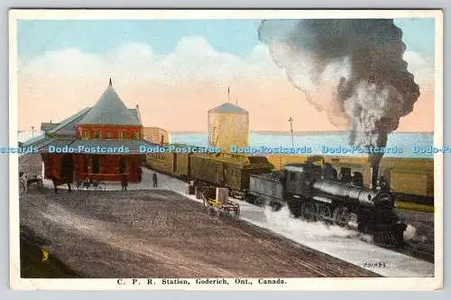 R767095 Ont Canada Goderich P R Station Valentine