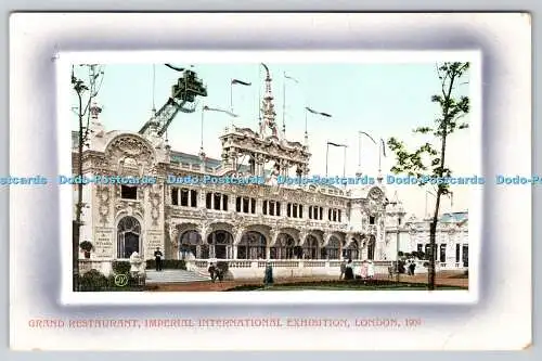 R767134 London Imperial International Exhibition Grand Restaurant Valentine